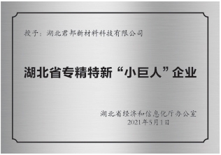 湖北省專精特新“小巨人”認(rèn)定